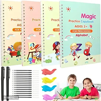 Learn-Journey Magic Practice Copybook for Kids, Reusable Writing Practice Book for Kids, Reusable Copybook Preschool for Kids Age 3-8 ​Calligraphy-thumb4