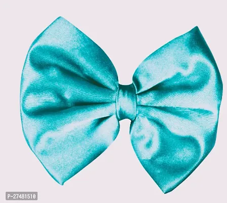 Fancy Satin Silk Hair Bow Clips For Girls And Women-thumb0