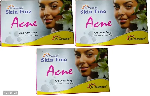 Skinfine anti acne soap pack of 3 X 75 grams each