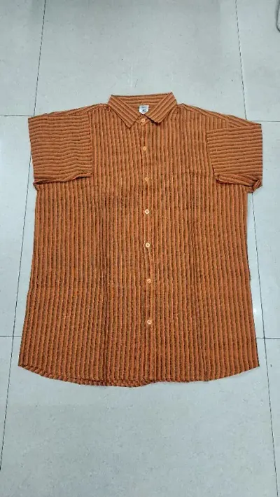 Stylish Line Khadi T-Shirt For Men