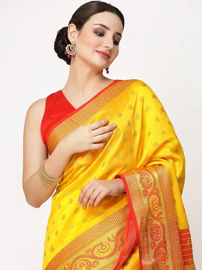 Best Selling Silk Cotton Saree with Blouse piece 
