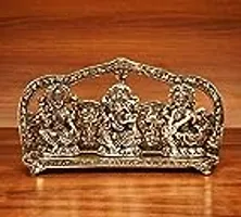 International Gift Silver Finish Laxmi Ganesh Sarswati God Idol With Beautiful Velvet Box Exclusive Gift For Diwali, Corporate Gift-thumb4