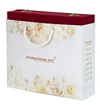 International Gift Cow with Velvet Box (Golden with 6 Diya)-thumb4