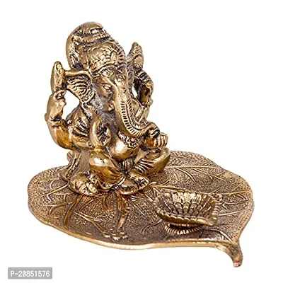 International Gift Leaf Ganesh (Copper)-thumb3