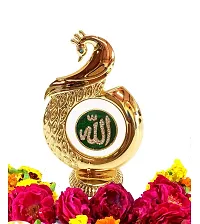 International Gift Gold Brass Sikh Religious Symbol Car Dashboard, 12 Cm-thumb1
