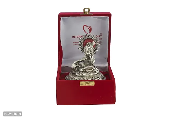 International Gift Silver -Plated Laddu Gopal Idol With Luxury Velvet Box Pack