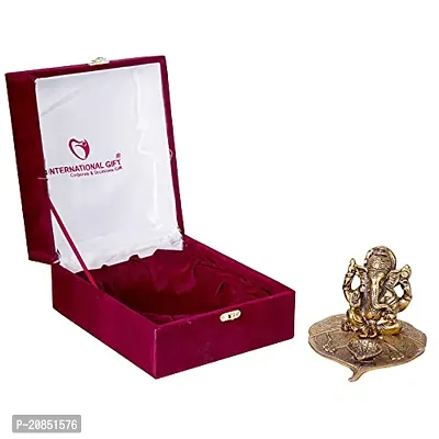 International Gift Leaf Ganesh (Copper)-thumb4