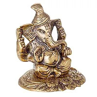 International Gift Pagdi Ganesh with Velvet Box (Copper)-thumb3