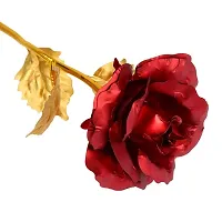 INTERNATIONAL GIFT? Artificial Rose and Carry Bag (Red)-thumb2