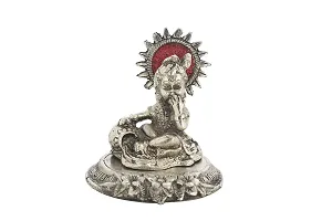 International Gift Silver -Plated Laddu Gopal Idol With Luxury Velvet Box Pack-thumb1