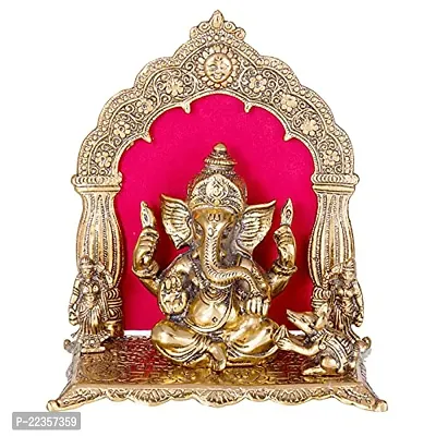 International Gift Brown Metal Ganesh Idol With Agarbatti Incense Stick Stand Diya With Beautiful Gift Box Packing With Carry Bag-thumb2