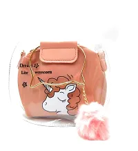 le delite / unicorn sling bag / unicorn sling bag for girls /unicorn sunglasses /girls cute purse- Multi color-thumb1