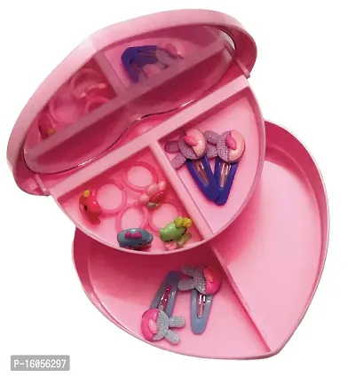Le Delite Unicorn Vanity Jewelry Box for Kids - Pink-thumb3
