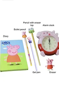 Le Delite Unicorn Alarm Clock with Pen Holder/Unicorn Alarm Clock with Unicorn Diary with Unicorn Pen Unicorn Diary with Pen Alarm Clock for Girls Unicorn Diary for Girls Unicorn Clock for Girls-thumb1