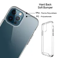 WETEK? Space Collection Transparent Cover for iPhone 12 Pro, Hard Back Crystal Clear Hybrid Transparent Back Cover for iPhone 12 Pro (Non-Yellowing, Anti-Slip  Shockproof Design)-thumb2