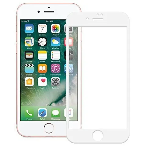 WETEK Screen Protector Compatible with iPhone 6/6S/SE, Impossible Anti-Scratch, Bubble-Free, Premium Hardness, Anti Glare (White)