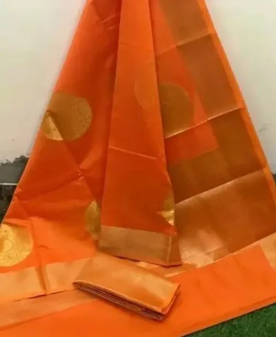 Designer Jacquard Woven Litchi Silk Banarasi Saree for Woman with Unstitched Blouse