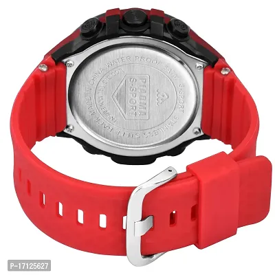 Harbor Fashionable Red Strap Multi Function Waterproof Digital Sports Watch-thumb5
