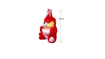 Styler Bunny Soft Toy Red With Yellow Color 30 Cm-thumb1