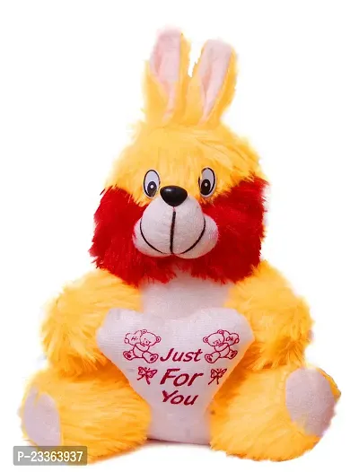 Styler Bunny Soft Toy Yellow With Red Color 30 Cm