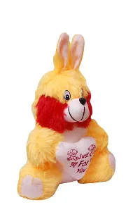 Styler Bunny Soft Toy Yellow With Red Color 30 Cm-thumb2