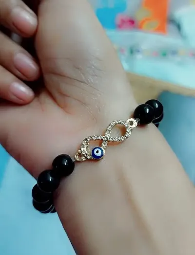 evil eye infinty bracelet friendship band bracelet beaded infinity bracelet