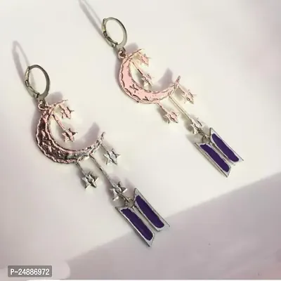 BTS earrings, BTS kpop earrins for women and girls-thumb3