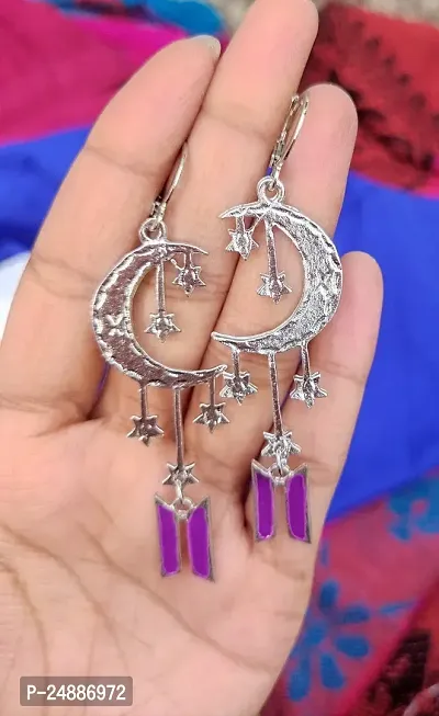 BTS earrings, BTS kpop earrins for women and girls-thumb5