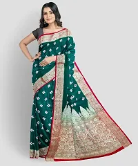 Classic Silk Blend Saree with Blouse piece for Women-thumb3