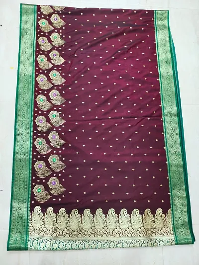 Best Selling Satin Saree with Blouse piece 