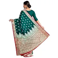 Trendy Banarasi Silk Sarees With Blouse Piece-thumb1