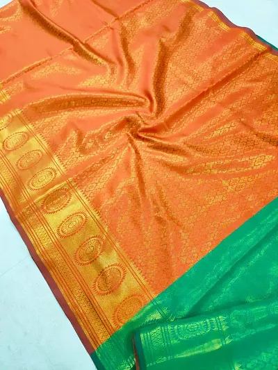 Alluring Kosa Silk Saree with Blouse piece 