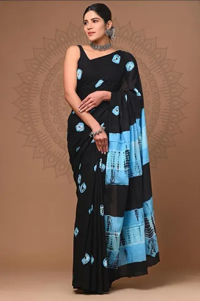 Beautiful Saree With Blouse Piece For Women