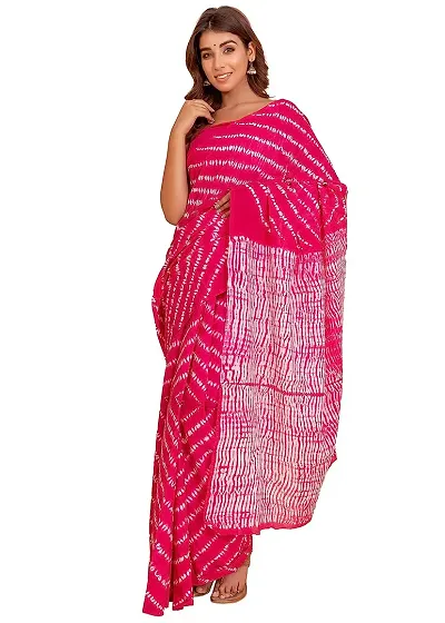 Jaipuri Hand Block Printed Soft Cotton Mulmul Sarees with Blouse piece