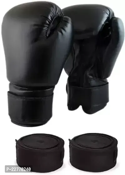 Bulls Fitness Practice Boxing Gloves With Handwrap (Boxing Gloves )