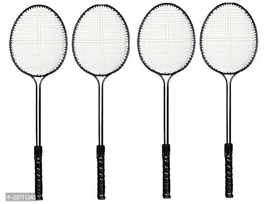 Bulls Fitness  Best Quality Badminton Racket / 4 Pc Double Shaft Racket-thumb0