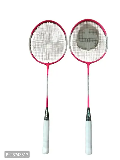 Bulls Fitness Best Quality 2 PC Single Shaft  Badminton Racket (Badminton Racket )