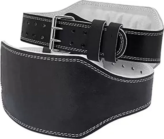 Bulls Fitness  Pu Leather Gym Belt with Buckle for Gym Exercise Weight Lifting Belt