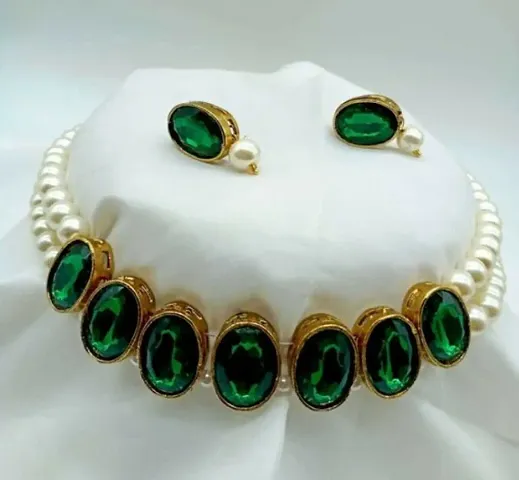 Stylish Partywear Womens Handmade Jewellery Set For Women's