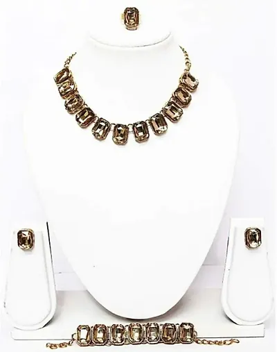 Alloy Necklace Set for Women's