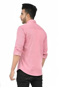 Trendy Men Double Pocket Cotton Blend Shirt for Men-thumb1