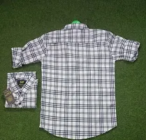 Classic Cotton Checked Casual Shirt For Men-thumb1