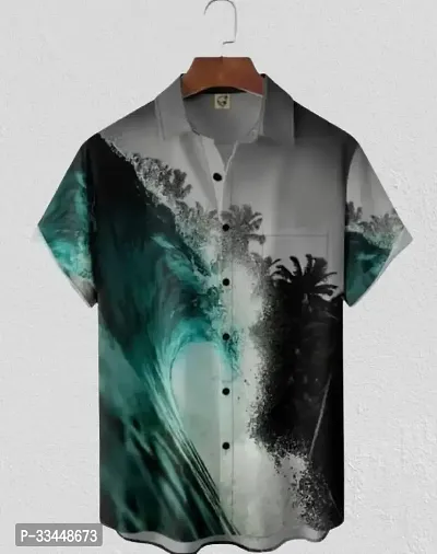 Reliable Multicoloured Cotton Printed Casual Shirt For Men-thumb0