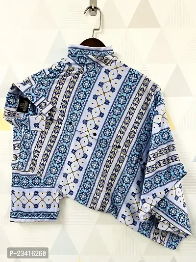 Trendy Stylish Cotton Blend Short Sleeves Casual Shirt-thumb0