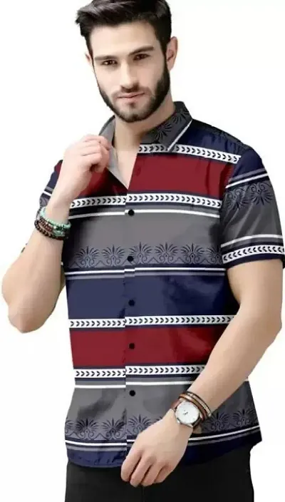 New Launched Polyester Spandex Short Sleeves Casual Shirt 