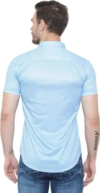 Classic Cotton Blend Casual Shirt For Men-thumb1