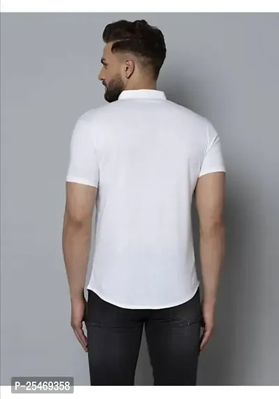 Classic Cotton Blend Casual Shirt For Men-thumb2