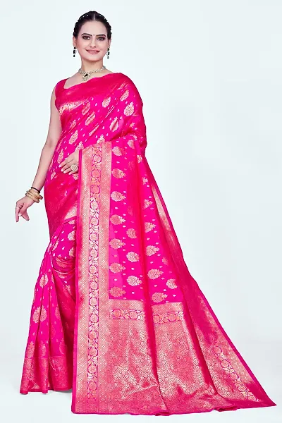 Elegant Blend Saree with Blouse piece