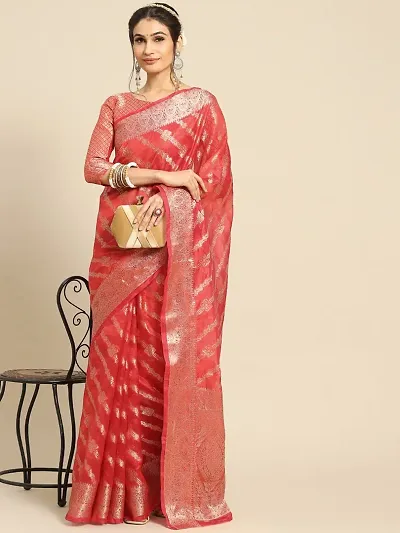 Elegant Net Saree with Blouse piece