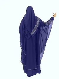 Blue Farasha With Stone Work Fabric Nida-thumb1